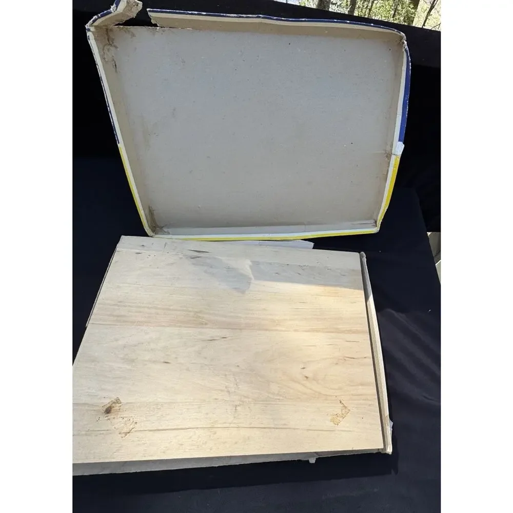 Vintage 1940’s Junior Artist DRAWING Set Wood Easel IN BOX